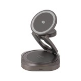 ที่ชาร์จไร้สาย TITANV 3-in-1 Qi2.2 Magstudio Wireless Charger Foldable 25W Grey (Y329)