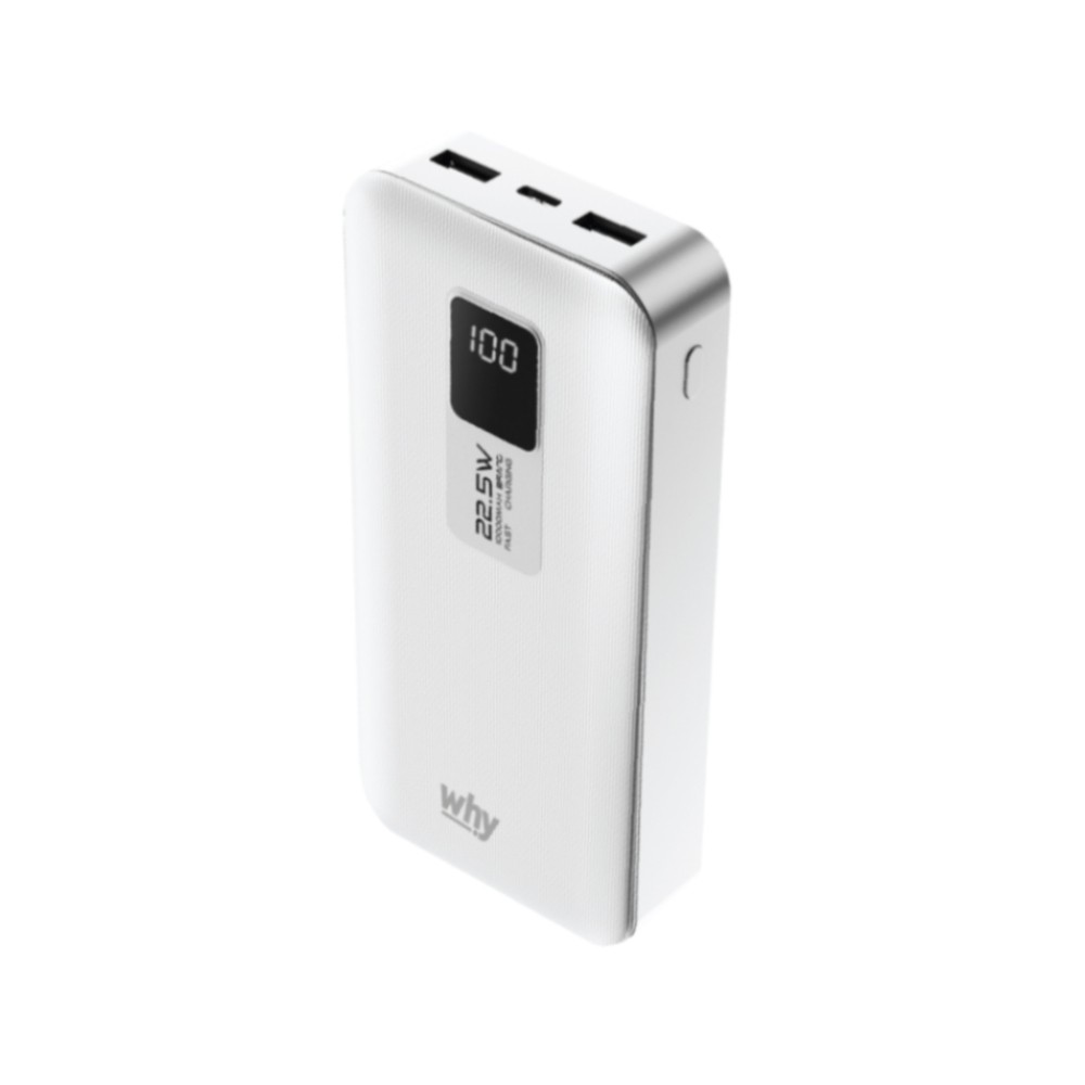 พาวเวอร์แบงค์ WHY 20000 mAh PD22.5W Nikko PB-203E White (CCC)