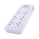 ปลั๊กไฟ Toshino Plug 6 Way 2 Switch 3M. (SOD-63)