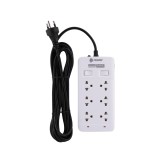 ปลั๊กไฟ Toshino Plug 6 Way 2 Switch 3M. (SOD-63)
