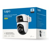 กล้องวงจรปิด TP-Link Tapo C545D Outdoor Dual Lens Pan/Tilt Security Camera 6 MP (3MP+3MP)