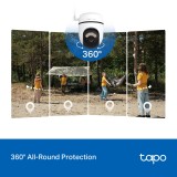 กล้องวงจรปิด TP-Link Tapo C615G KIT Solar-Powered Pan/Tilt 4G LTE Security Camera