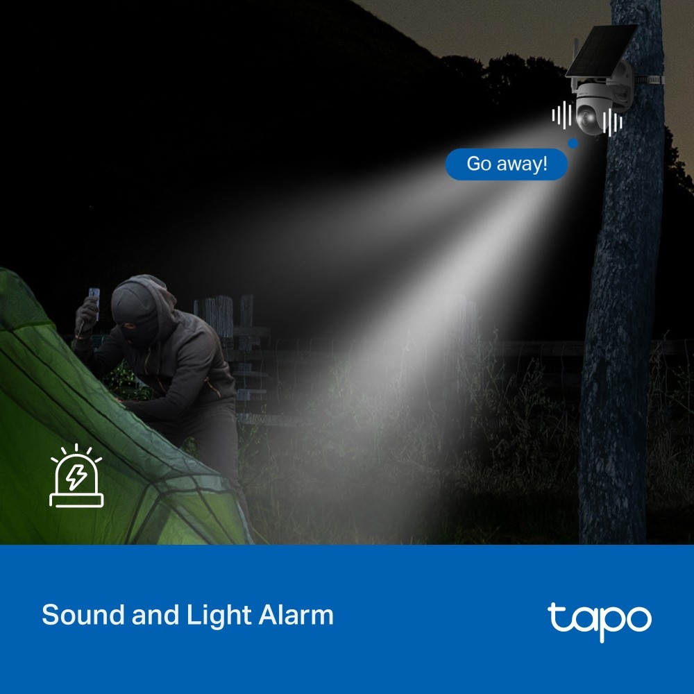 กล้องวงจรปิด TP-Link Tapo C615G KIT Solar-Powered Pan/Tilt 4G LTE Security Camera