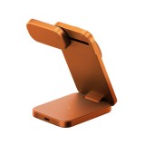 ที่ชาร์จไร้สาย ENERGEA 3-in-1 Qi2.2 Foldable Magnetic Stand MAGTRIO 25W Orange