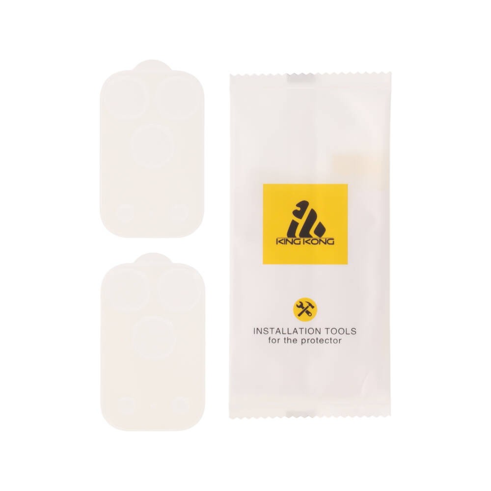 ฟิล์มกันรอยฐานกล้อง KING KONG iPhone 17 Pro Camera Frame Matte (Pack 2pcs)