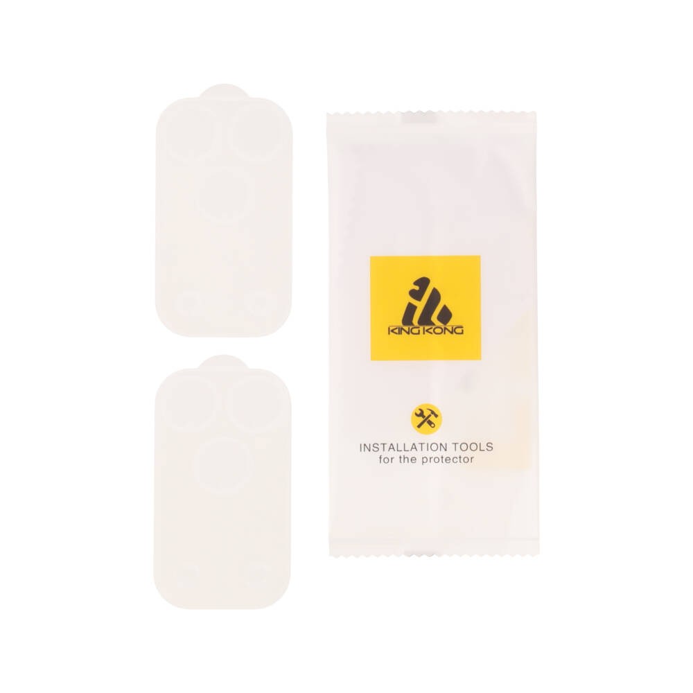 ฟิล์มกันรอยฐานกล้อง KING KONG iPhone 17 Pro Max Camera Frame Matte (Pack 2pcs)