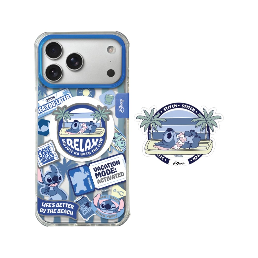 Sheep x Disney เคส iPhone 17 Pro Max Magsafe - Stitch Travel