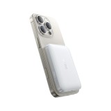 พาวเวอร์แบงค์ Baseus 10000 mAh EnerFill FM11 Ultra-Mini Magnetic 22.5W Moon White (CCC)