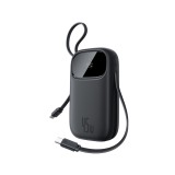 พาวเวอร์แบงค์ Baseus 10000 mAh EnerFill FC31 Display with 2 Built-in USB-C 45W Cosmic Black (CCC)