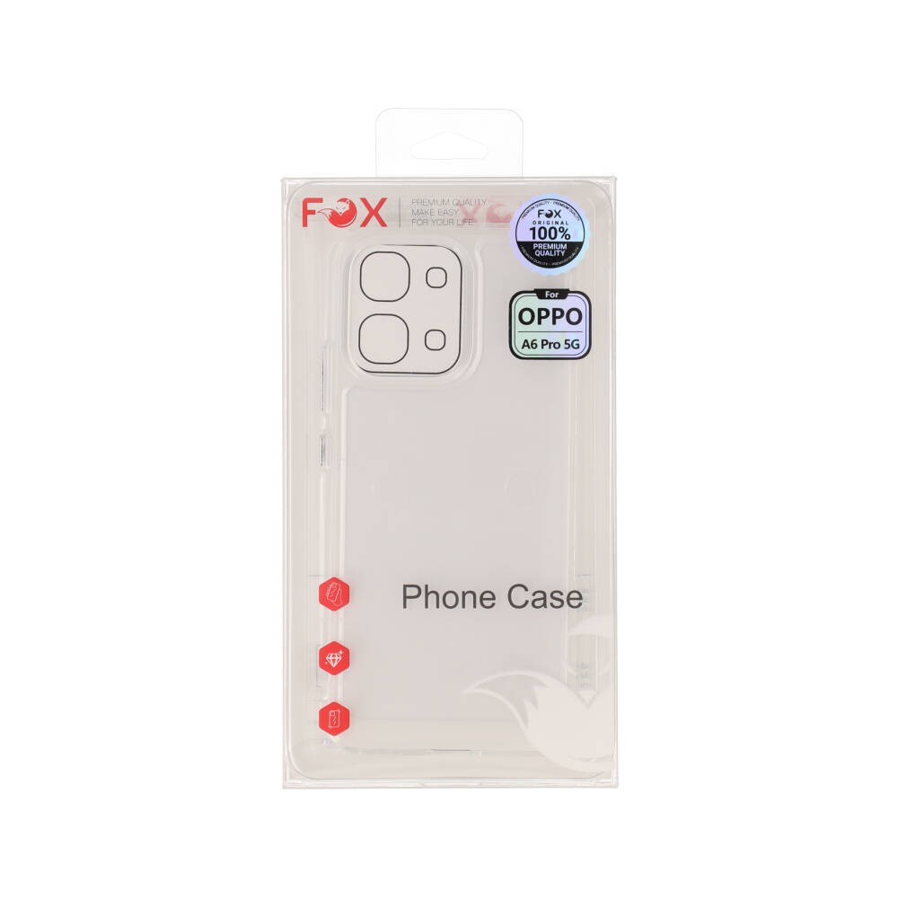 เคส FOX OPPO A6 Pro 5G Clear
