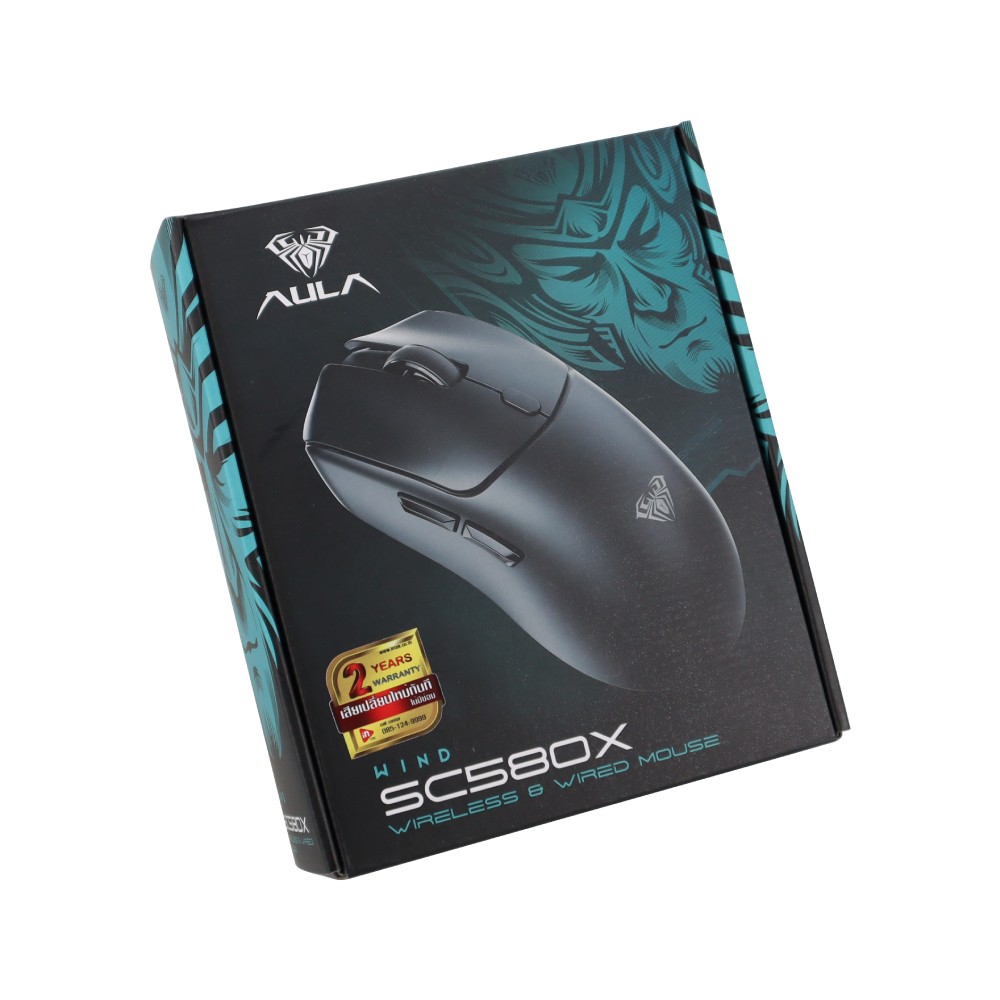 เมาส์เกมมิ่ง AULA SC580X BLACK