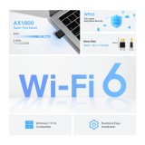 อุปกรณ์รับสัญญาณ TP-Link Archer TX20U Nano AX1800 Wi-Fi 6 Wireless USB Adapter