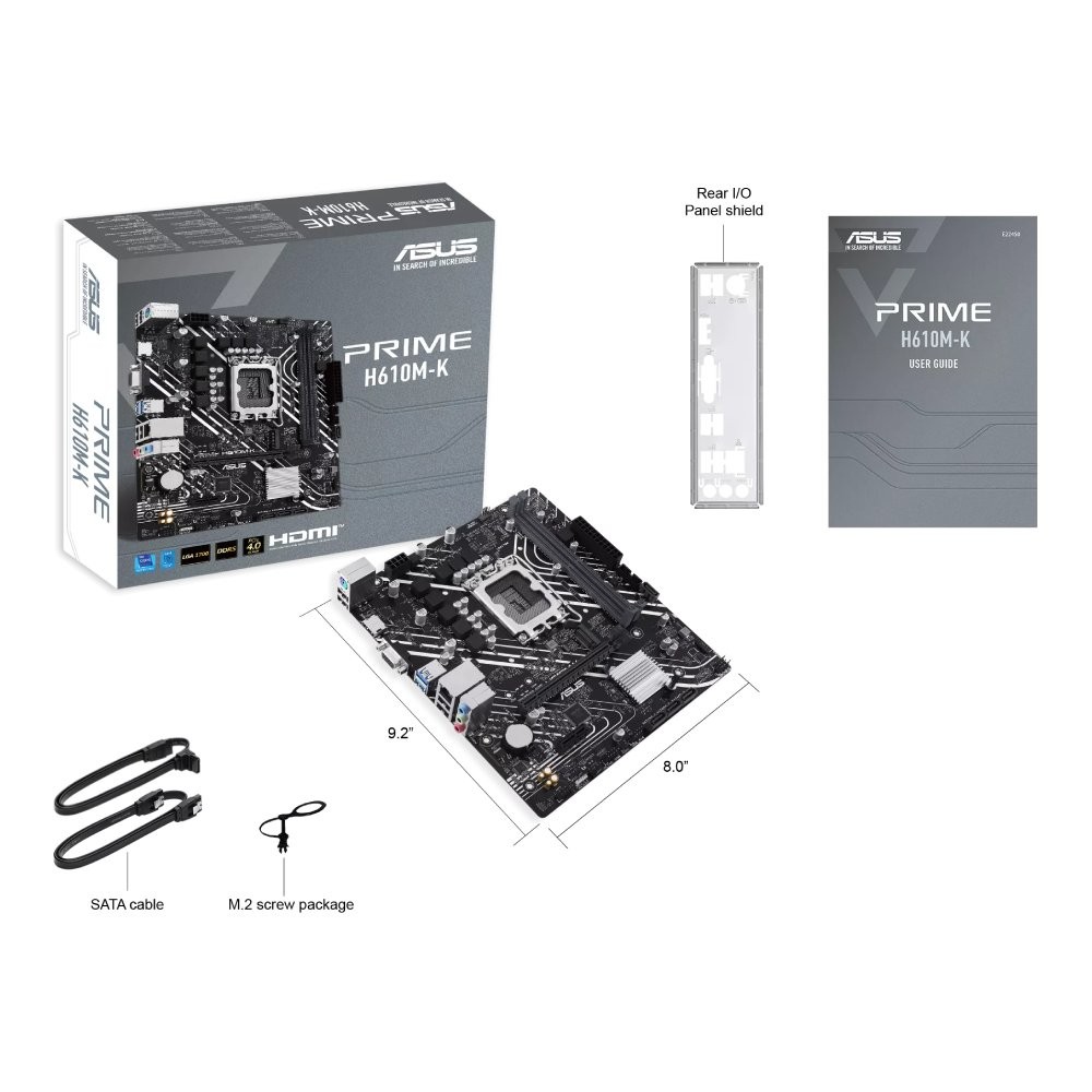 เมนบอร์ด ASUS Prime H610M-K DDR5 LGA-1700