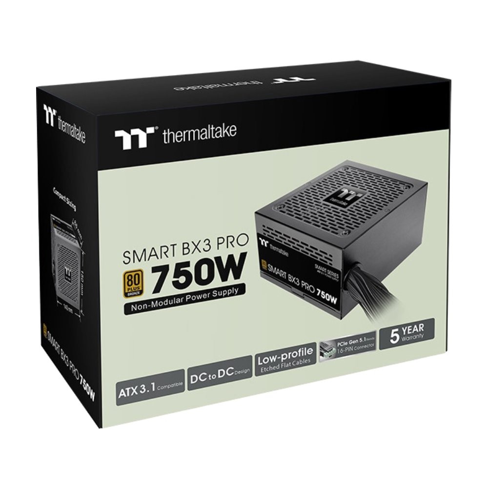 พาวเวอร์ซัพพลาย THERMALTAKE Smart BX3 Pro 750Watt 80 Plus Bronze (PS-SPD-0750NNSABE-7)