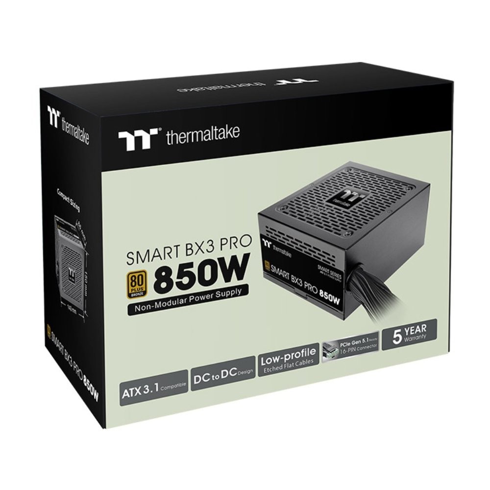 พาวเวอร์ซัพพลาย THERMALTAKE Smart BX3 Pro 850Watt 80 Plus Bronze (PS-SPD-0850NNSABE-7)