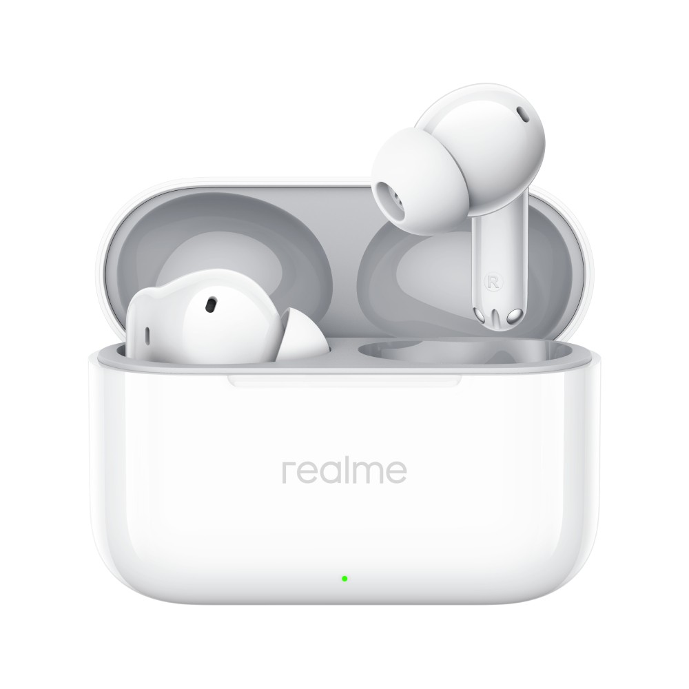 หูฟังไร้สาย Realme Buds T200 Snowy White
