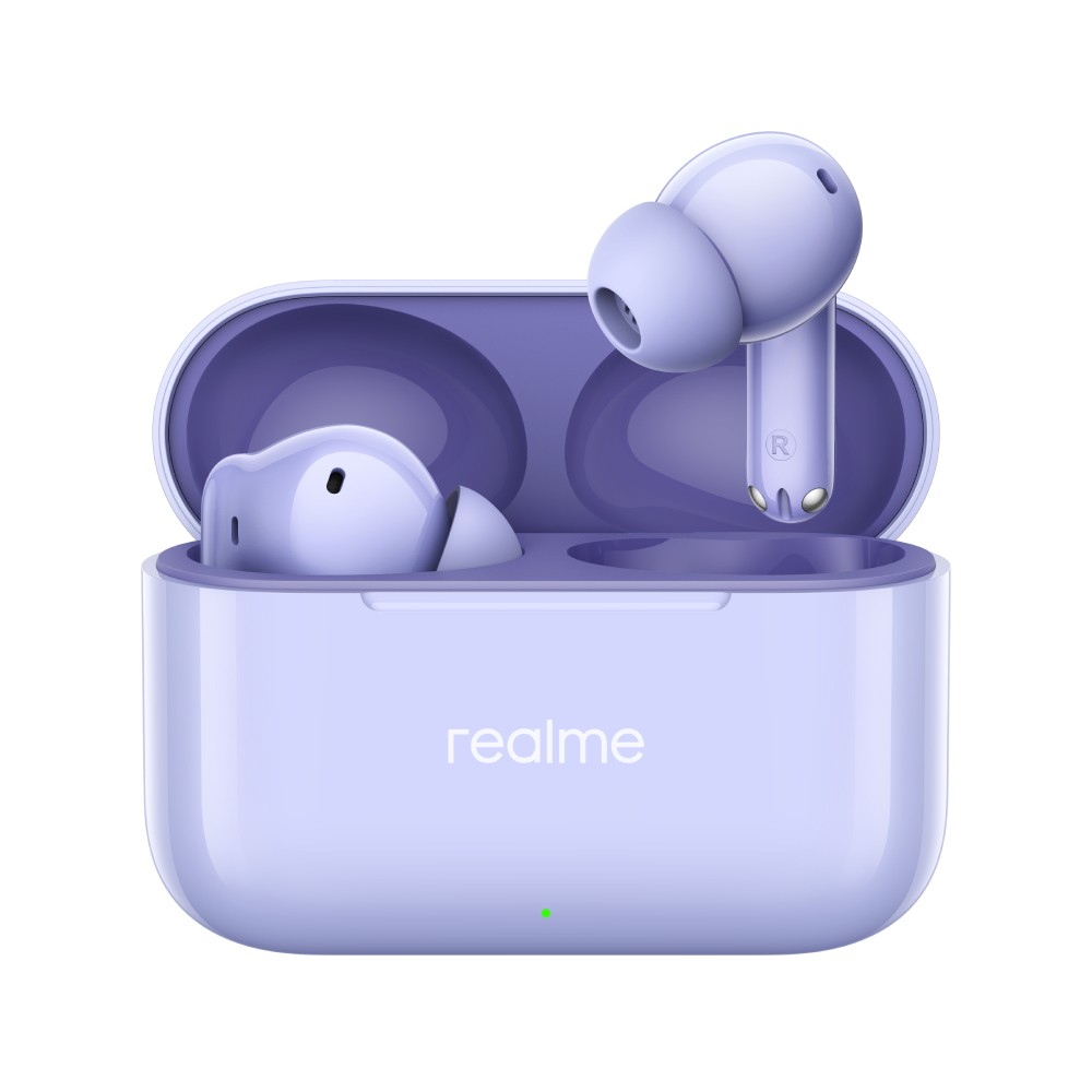 หูฟังไร้สาย Realme Buds T200 Dreamy Purple