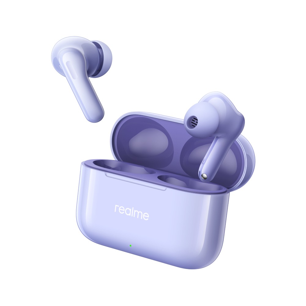 หูฟังไร้สาย Realme Buds T200 Dreamy Purple