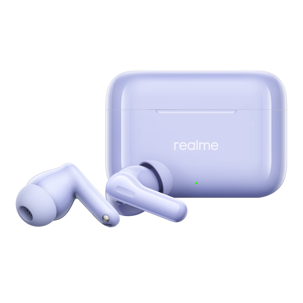 หูฟังไร้สาย Realme Buds T200 Dreamy Purple