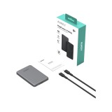 พาวเวอร์แบงค์ AUKEY 5000mAh Mag Qi2 M PD20W PB-MS07A Dark Gray (CCC)