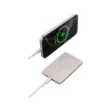 พาวเวอร์แบงค์ AUKEY 5000mAh Mag Qi2 M PD20W PB-MS07A Desert Gold (CCC)
