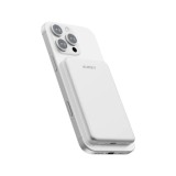 พาวเวอร์แบงค์ AUKEY 5000mAh Mag Qi2 M PD20W PB-MS07A Silver White (CCC)