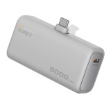 พาวเวอร์แบงค์ AUKEY 5000 mAh Spark Mini Built-in USB-C PB-Y59 Frost White (CCC)