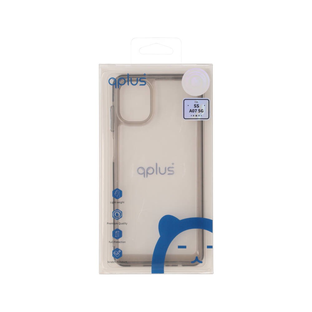 เคส QPLUS Samsung Galaxy A07 5G Candy Black/Transparent