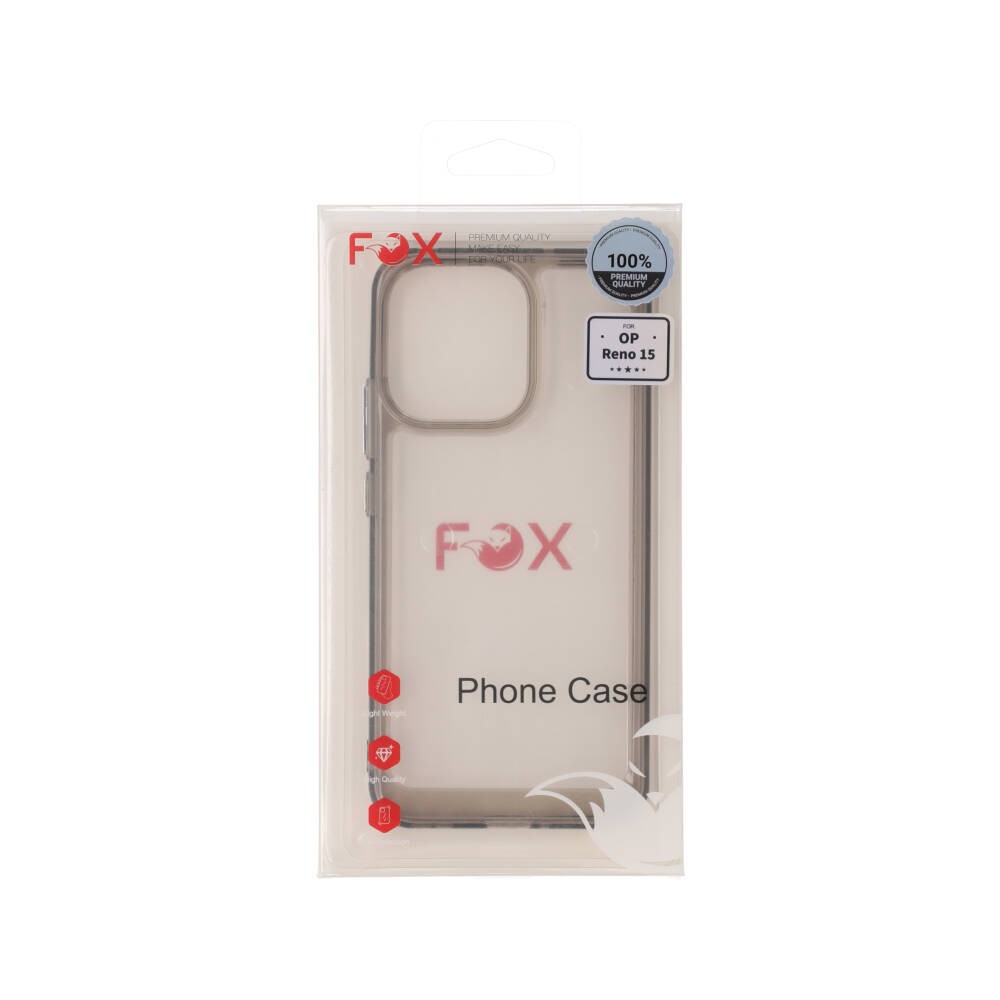เคส FOX OPPO Reno 15 JellyGuard Gray/Transparent