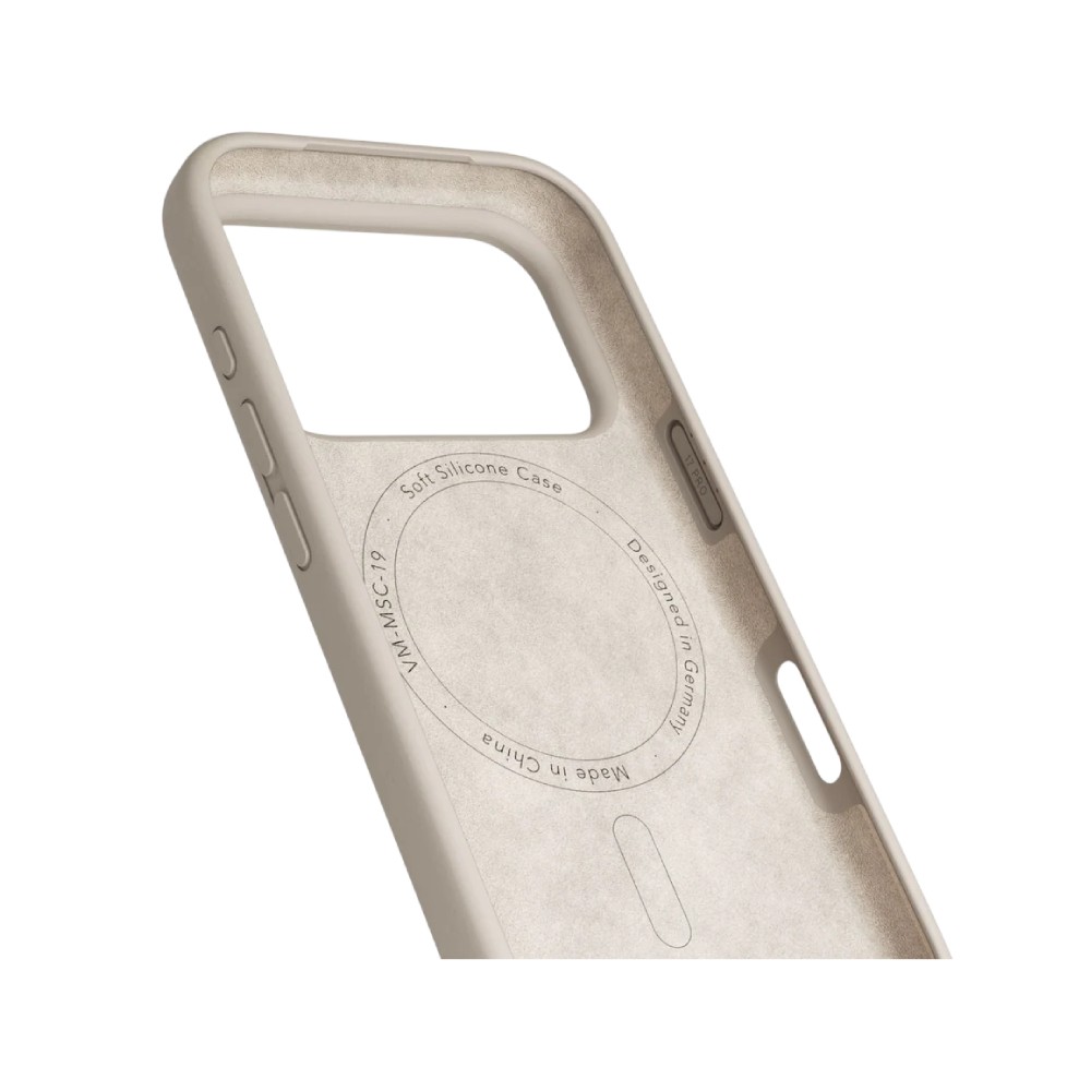 Vonmaehlen เคส iPhone 17 Pro Soft Silicone - Cream