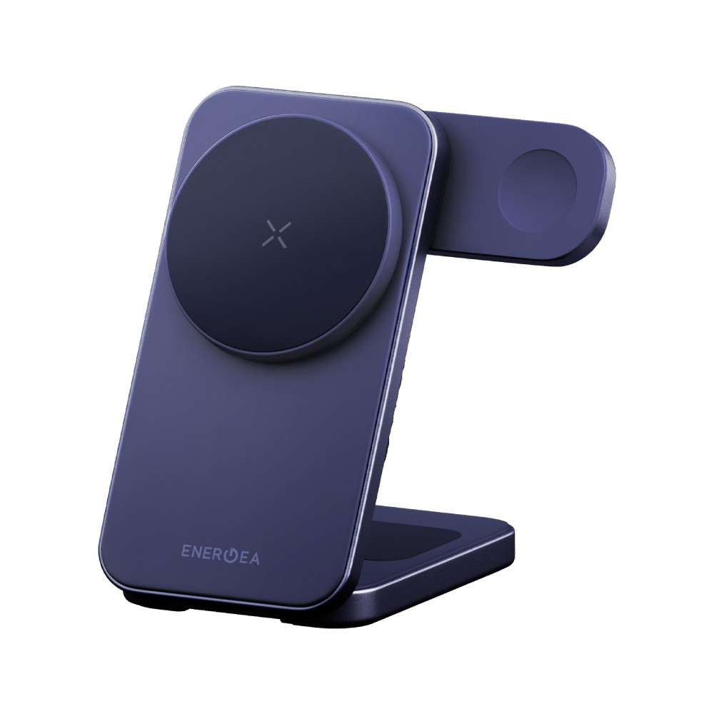 ที่ชาร์จไร้สาย ENERGEA 3-in-1 Qi2.2 Foldable Magnetic Stand MAGTRIO 25W Blue