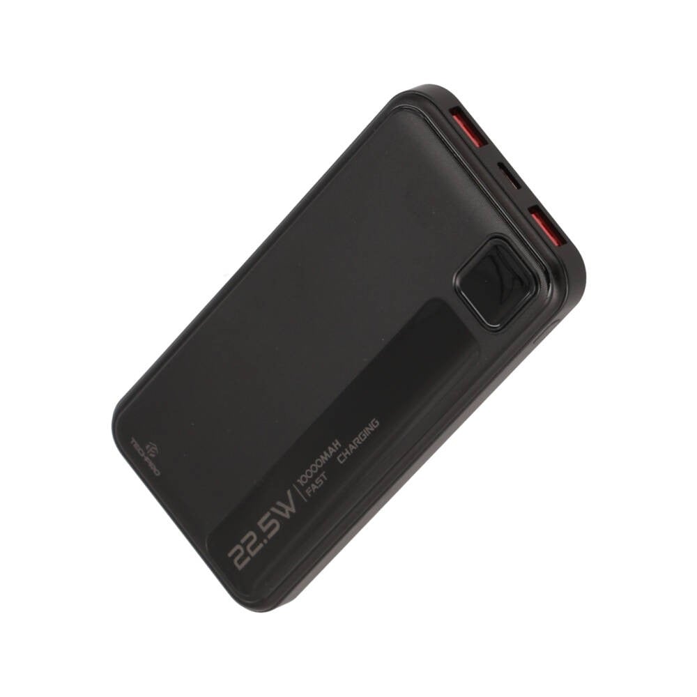 พาวเวอร์แบงค์ TECHPRO 10000 mAh 2 x USB-A/1xType-C EP-I117 Black