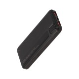 พาวเวอร์แบงค์ TECHPRO 10000 mAh 2 x USB-A/1xType-C EP-I117 Black