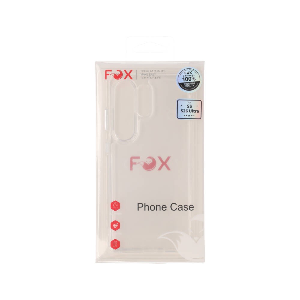 เคส FOX Samsung Galaxy S26 Ultra JellyGuard Clear/Transparent