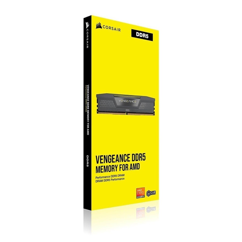 แรมพีซี CORSAIR DDR5 16GB/6000MHz.CL36 VENGEANCE - Black (CMK16GX5M1E6000Z36)