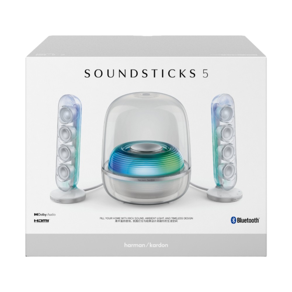 ลำโพงบลูทูธ Harman Kardon SoundSticks 5 White