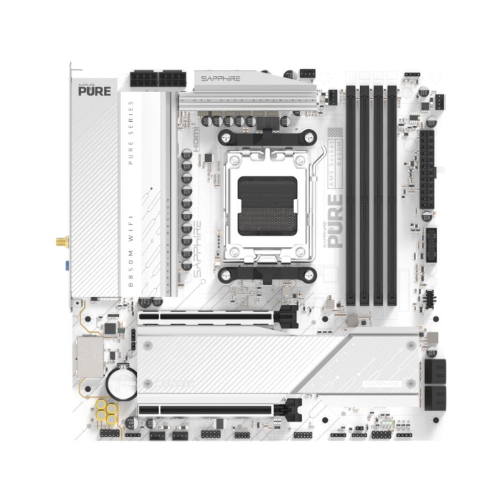 เมนบอร์ด SAPPHIRE PURE B850M WIFI DDR5 AM5