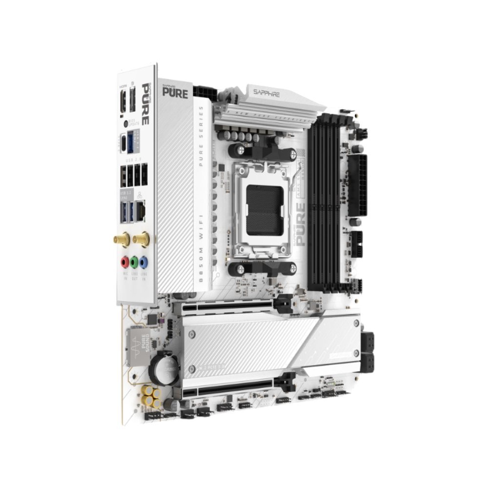 เมนบอร์ด SAPPHIRE PURE B850M WIFI DDR5 AM5