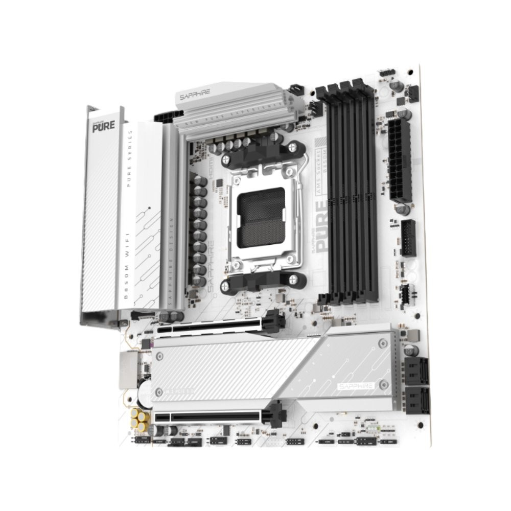 เมนบอร์ด SAPPHIRE PURE B850M WIFI DDR5 AM5