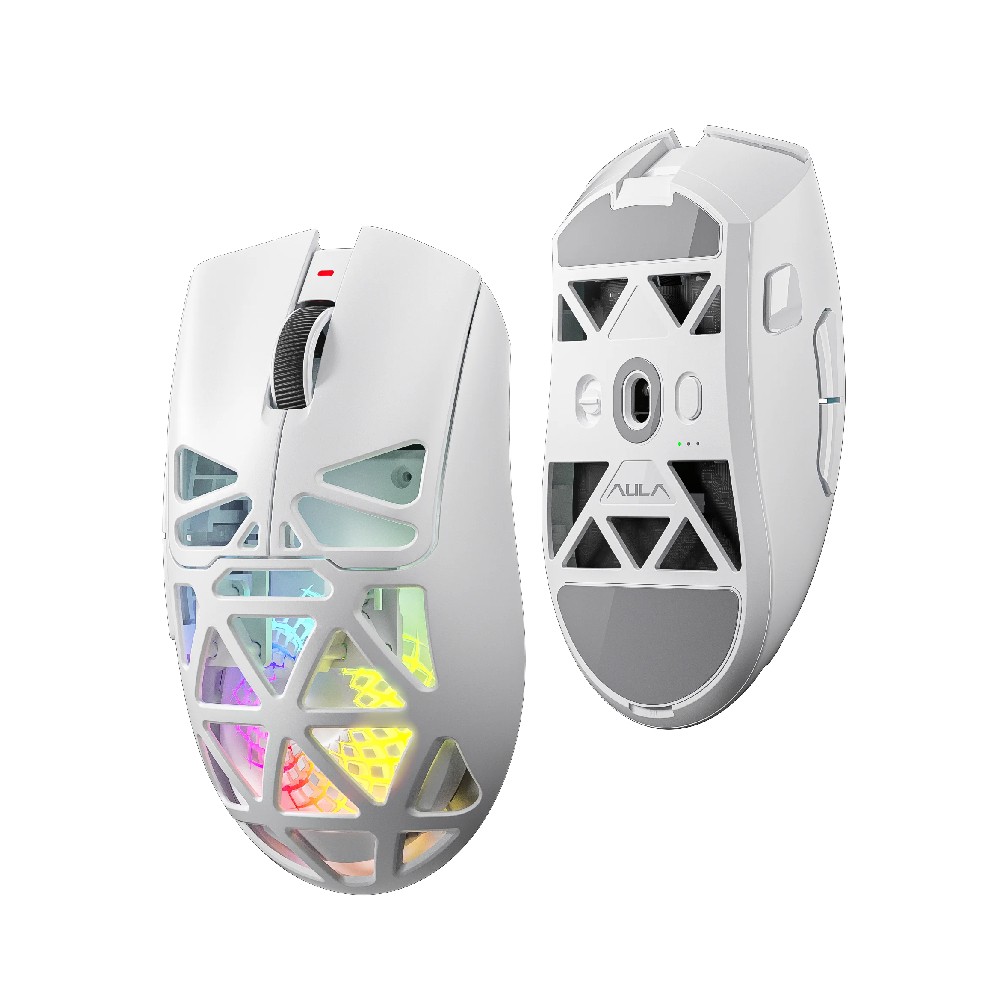 เมาส์เกมมิ่ง AULA SC620 WHITE