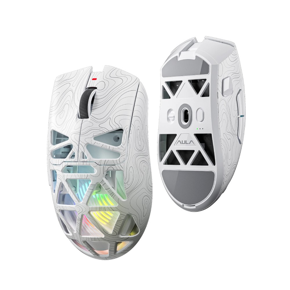 เมาส์เกมมิ่ง AULA SC620 WHITE
