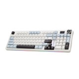 คีย์บอร์ดเกมมิ่ง AULA S98PRO (LIGHT BLUE/WHITE/BLACK PURPLE) NIMBUS SWITCH