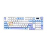 คีย์บอร์ดเกมมิ่ง AULA S98PRO (LIGHT BLUE/WHITE/DARK PURPLE) NIMBUS SWITCH