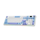 คีย์บอร์ดเกมมิ่ง AULA S98PRO (LIGHT BLUE/WHITE/DARK PURPLE) NIMBUS SWITCH
