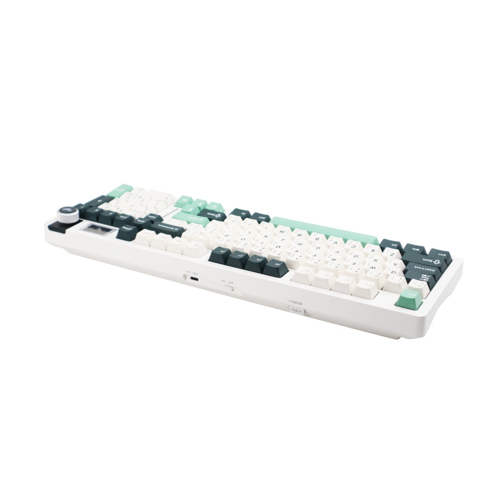 คีย์บอร์ดเกมมิ่ง AULA S98PRO (FIELD GREEN) GRAY SWITCH