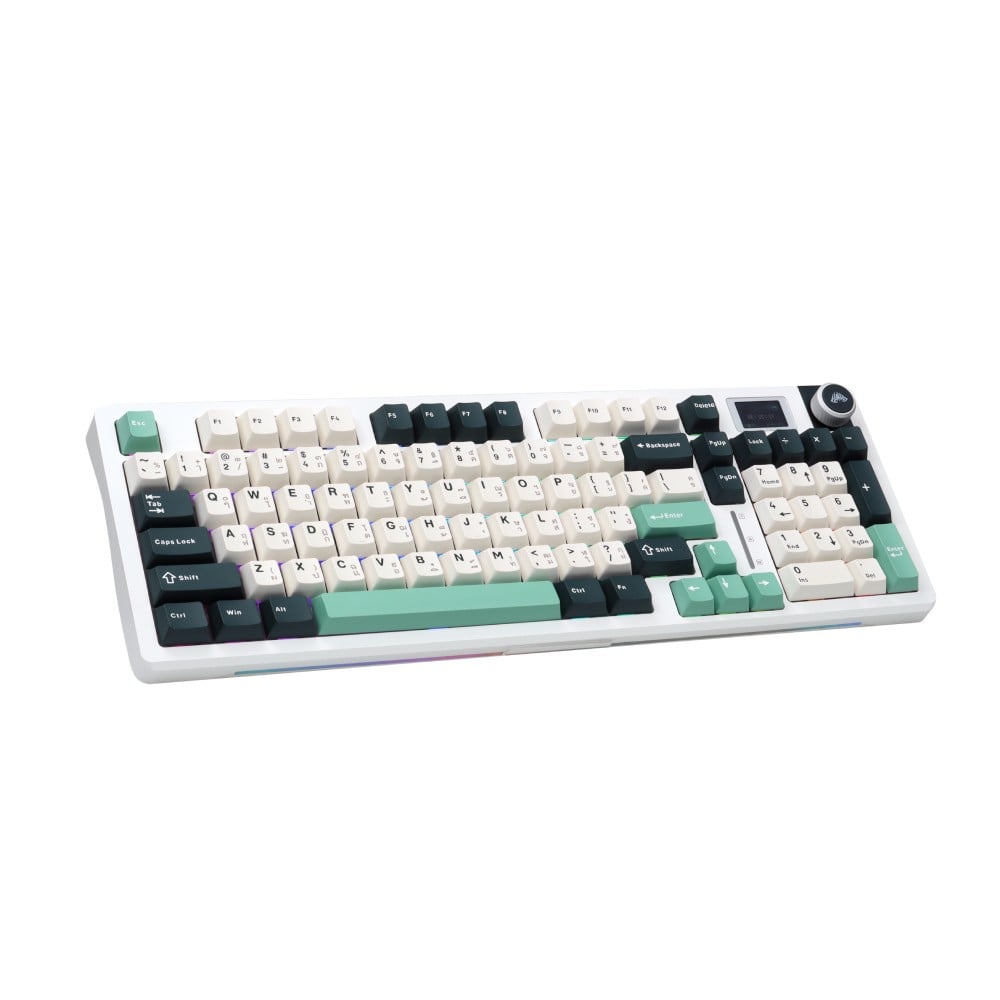 คีย์บอร์ดเกมมิ่ง AULA S98PRO (FIELD GREEN) GRAY SWITCH