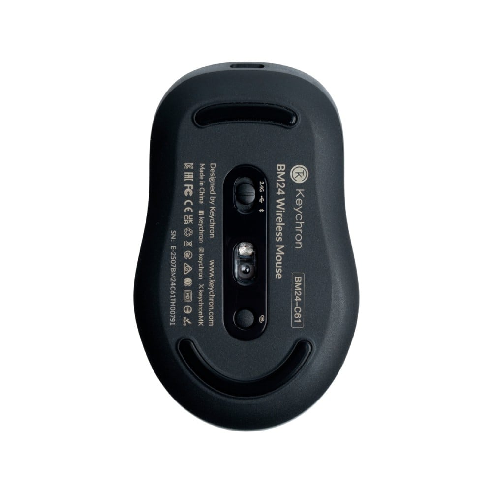 เมาส์เกมมิ่ง Keychron BM24 Metal Gray