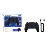จอยคอนโทรลเลอร์ Sony DualSense Midnight Black + USB Cable for PC