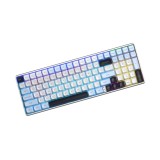 คีย์บอร์ดเกมมิ่ง AULA S100PRO (WHITE/BLUE/BLACK PURPLE) BROWN SWITCH