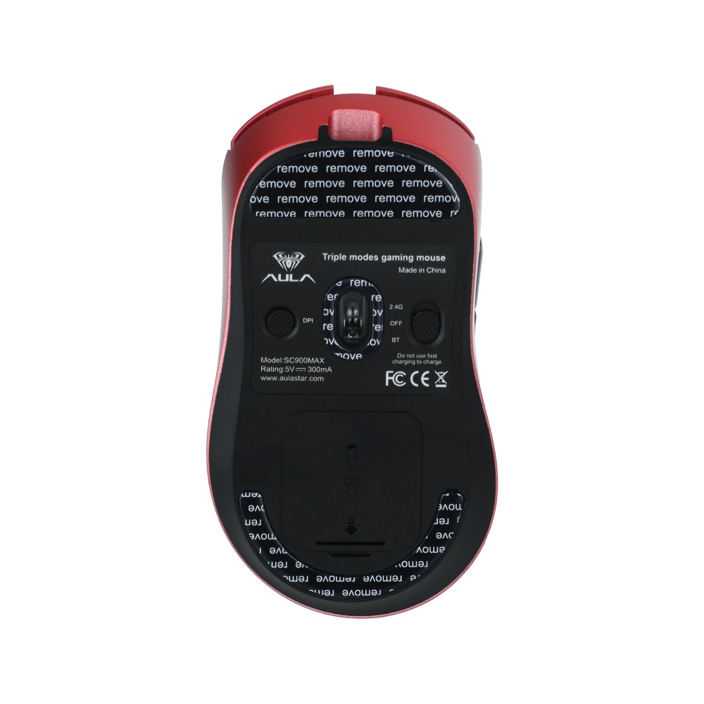 เมาส์เกมมิ่ง AULA SC900 MAX RED